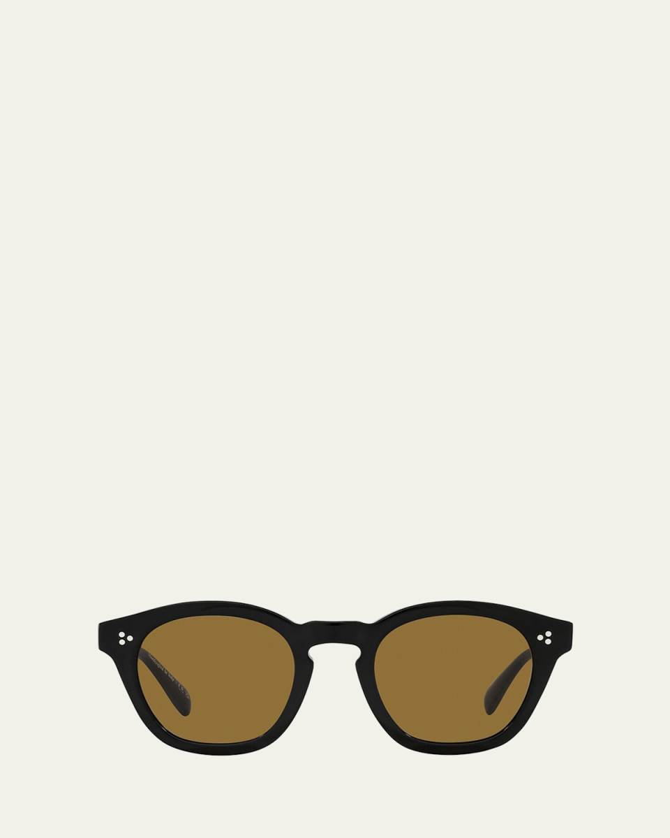 Boudreau L. A. Round Acetate & Plastic Sunglasses